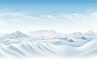 Snow montain line horizontal border backgrounds landscape mountain.