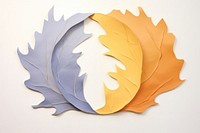 Abstract iridescent leaf ripped paper parallel effect art creativity origami.