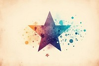 Abstract iridescent star ripped paper parallel effect backgrounds creativity vignette.