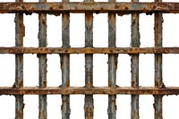 Prison bars backgrounds rust white background.