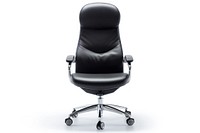 Ergonomic office chair furniture white background technology.