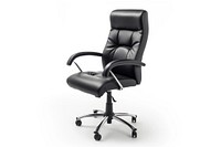 Office desk ergonomic office chair furniture white background technology.