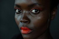 Black South African woman portrait adult black.