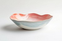 One piece of pastel color ceramic plate porcelain bowl tableware.