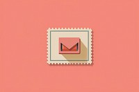 Stamp cut pixel paper text postage stamp.