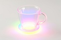 3d render of cup coffee glass drink.