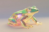 3d render of frog amphibian wildlife animal.
