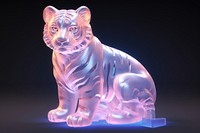 3d render of tiger shape animal mammal representation.