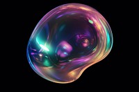 Abstract shape bubble sphere soap.