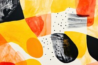 Geometric shape backgrounds abstract painting.