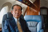 Japanese businessman airplane vehicle adult.