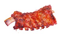 Barbecue ribs meat food pork.