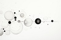 Ink dropes on white paper backgrounds simplicity splattered.