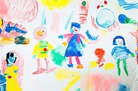 Kindergarten backgrounds painting drawing.
