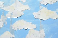 Abstract cloud ripped paper art backgrounds creativity.