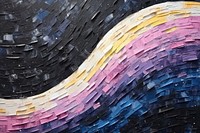 Abstract night sky ripped paper collage art painting backgrounds.