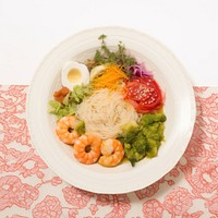 Food seafood shrimp lunch.