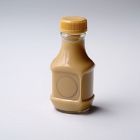 Plastic mustard sauce bottle drink food milk.