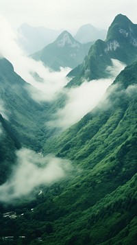  Mountain landscape outdoors nature. AI generated Image by rawpixel.