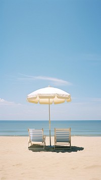  Beach summer furniture outdoors. AI generated Image by rawpixel.
