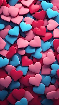  Heart shape wallpaper confectionery backgrounds medication. AI generated Image by rawpixel.