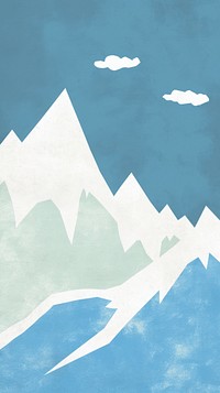 Everest illustration backgrounds mountain painting.