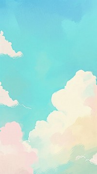 Cute vanila sky illustration outdoors nature cloud.