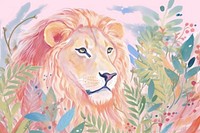 Lion art backgrounds painting. 