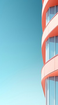  Close up picture of the modern architecture building outdoors city. AI generated Image by rawpixel.