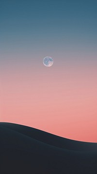  A moon the space astronomy outdoors horizon. AI generated Image by rawpixel.