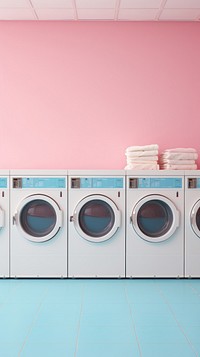  Laundromat appliance laundry dryer. AI generated Image by rawpixel.