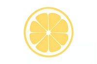 Lemon minimalist form grapefruit shape food.