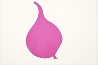 Onion petal magenta cartoon.