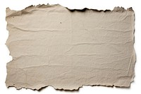 Ripped grey parchment paper element backgrounds texture white background. AI generated Image by rawpixel.
