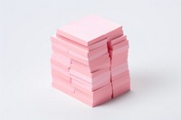 Post it paper box white background. AI generated Image by rawpixel.