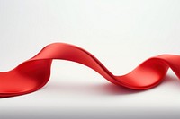 Silk ribbon red abstract cutlery.