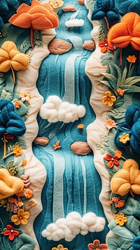 Wallpaper of felt waterfall backgrounds textile pattern.