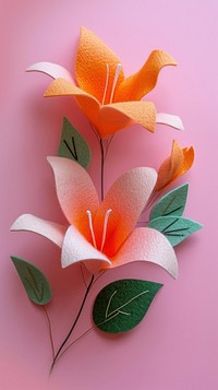 Wallpaper of felt lily art flower plant.