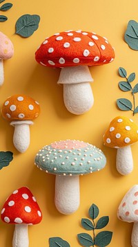 Wallpaper of felt mushroom fungus agaric plant.