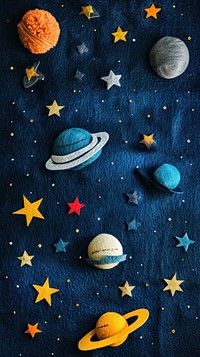 Wallpaper of felt space confectionery astronomy universe.