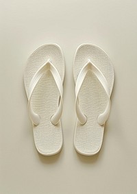 Flip-flops footwear white shoe.