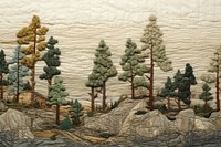 Pine textile plant craft.