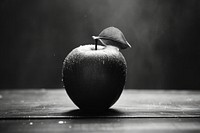 Apple apple fruit black.
