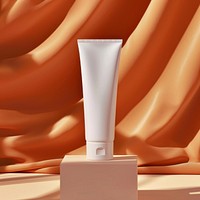 Tube skincare  cosmetics bottle lotion.
