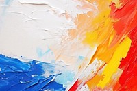 Painting brush stroke of abstract color art white backgrounds.