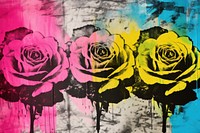 Rose background backgrounds painting flower.
