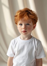 T-shirt child white baby.