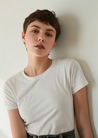 T-shirt photography portrait clothing.