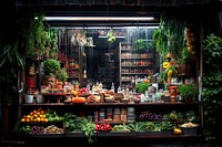 Vegetables market fruit plant food.