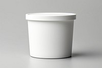 Food paper container  white bowl cup.